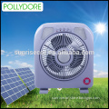 12"solar box fan,emergency fan with energy saving motor & light